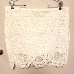 Summer Skirt • Pretty Lined Lace • XHILARATION XXL • Knee Length •